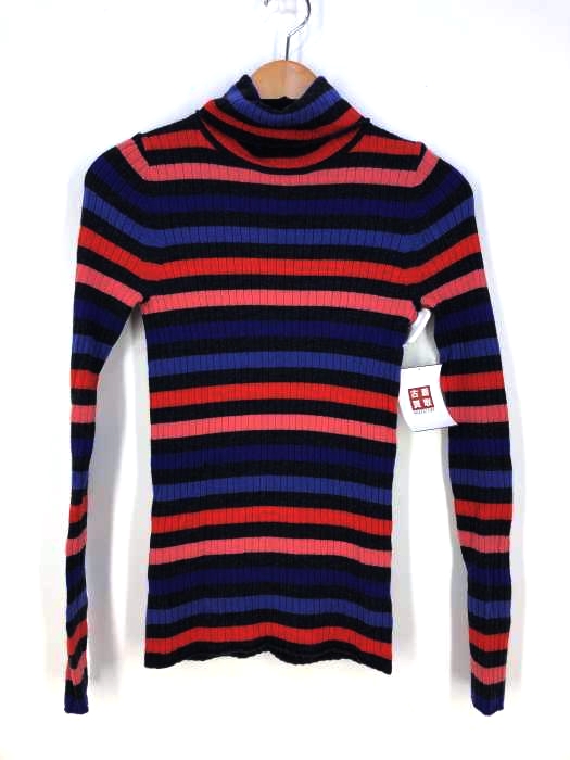 Paul+ Paul Smith（ポールスミスプラス） タートルネックボーダーニット レディース トップス