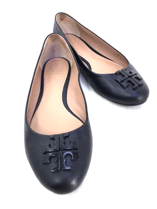 TORY BURCH（トリーバーチ） ロゴプレートレザーパンプス レディース シューズ
