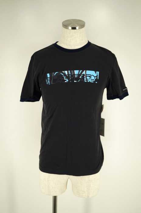 BURBERRY BLACK LABEL （バーバリーブラックレーベル） ブランドネームプリントTシャツ メンズ トップス