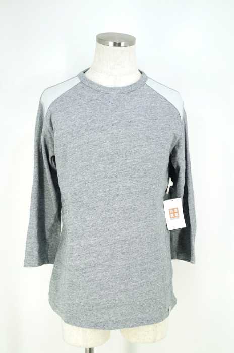 G-STAR RAW （ジースターロー） ショルダ－レザー切り替え七分袖カットソー メンズ トップス