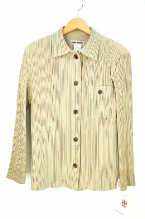 ISSEY MIYAKE（イッセイミヤケ） プリーツシャツジャケット メンズ アウター