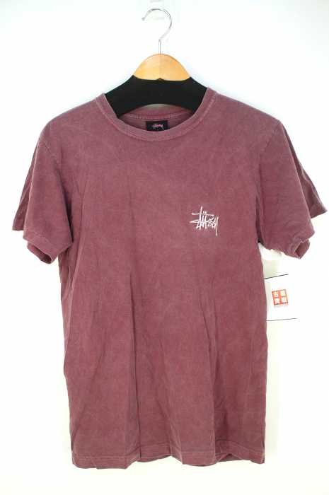 STUSSY （ステューシー） ロゴ刺繍クルーネックカットソー メンズ トップス