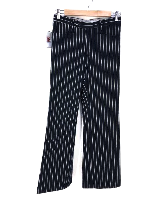 JOSEPH ジョゼフ　セットアップパンツ　フレア　ウール　ストライプ　S相当 JOSEPH ジョゼフセットアップパンツフレアウールストライプS相当