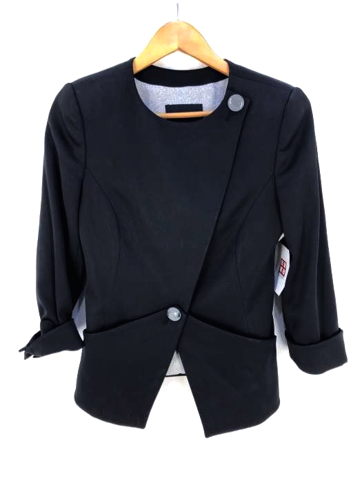 Giorgio Armani（ジョルジオアルマーニ） ノーカラーデザインジャケット レディース アウター
