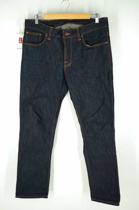 Nudie Jeans(ヌーディージーンズ) GRIM TIM テーパードボタンフライデニムパンツ メンズ パンツ