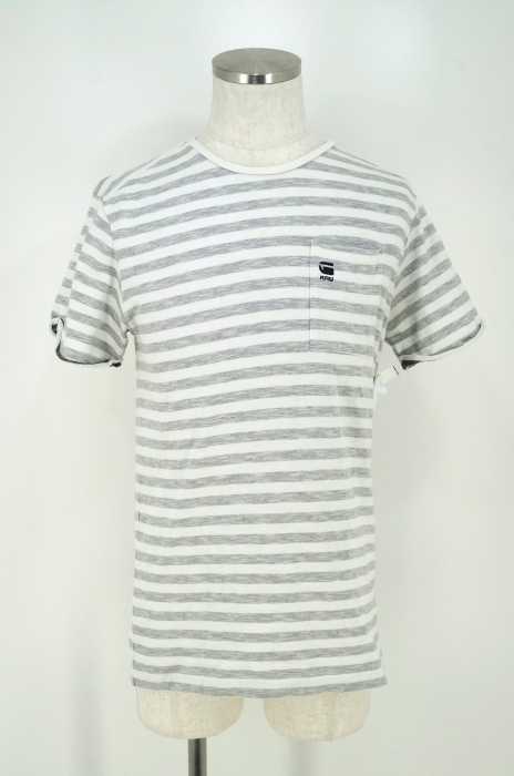 G-STAR RAW （ジースターロー） ボーダー半袖Tシャツ メンズ トップス