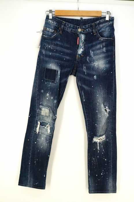 DSQUARED2（ディースクエアード） Classic kenny twist jean ボタンフライ 加工デニムパンツ メンズ パンツ