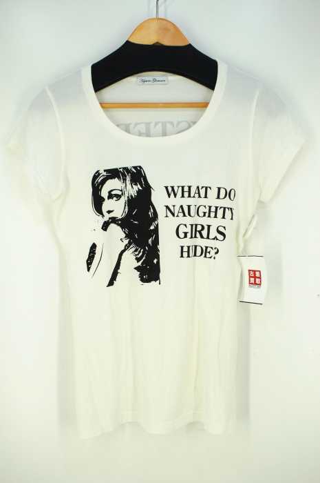 HYSTERIC GLAMOUR (ヒステリックグラマー) NAUGHTY GIRL プリントカットソー レディース トップス