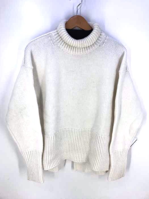 AER ADAM ET ROPE（アダムエロペ） タートルバックスリットニットプルオーバー レディース トップス