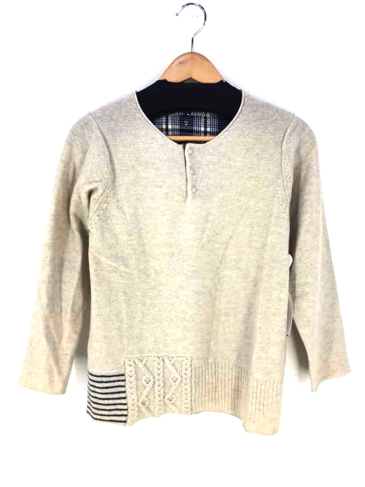 NATURAL LAUNDRY（ナチュラルランドリー） ヘンリーネック ニット レディース トップス