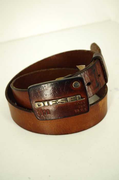 DIESEL （ディーゼル） ロゴバックルベルト メンズ ファッション雑貨