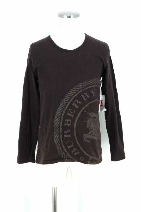 BURBERRY BLACK LABEL （バーバリーブラックレーベル） クルーネックロングスリーブTシャツ メンズ トップス