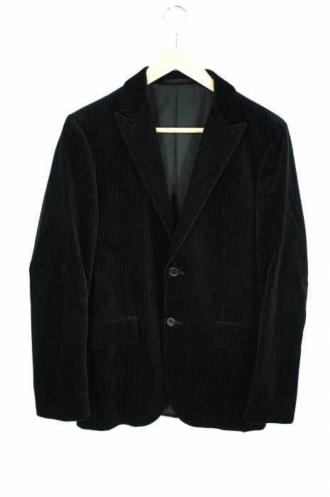 UNITED ARROWS green label relaxing （ユナイテッドアローズグリーンレーベルリラクシング） ストライプ柄　ベロア2Bジャケット メンズ アウター