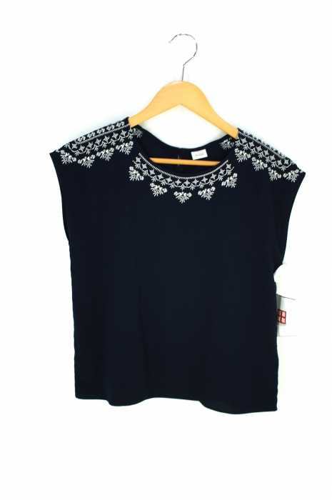 Te chichi(テチチ) 刺繍入りドルマンブラウス レディース トップス