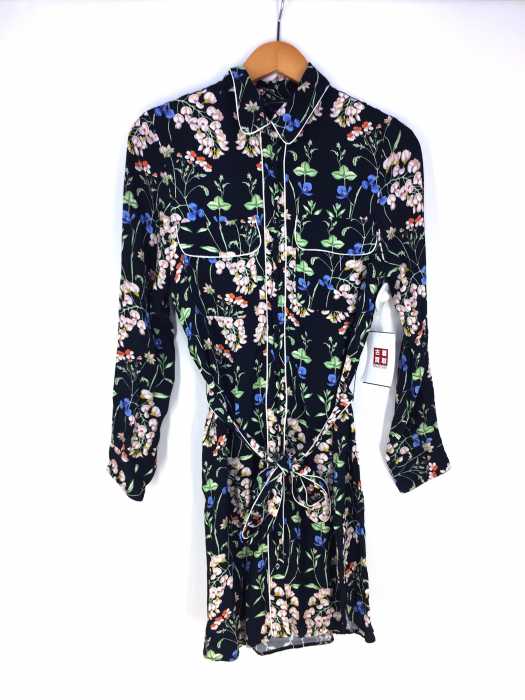 ZARA WOMAN （ザラ ウーマン） 2WAY　花柄シャツワンピース レディース アウター