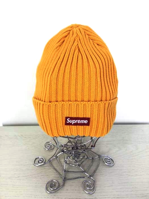 Supreme(シュプリーム) Overdyed Ribbed Beanie スモールボックスロゴ メンズ 帽子
