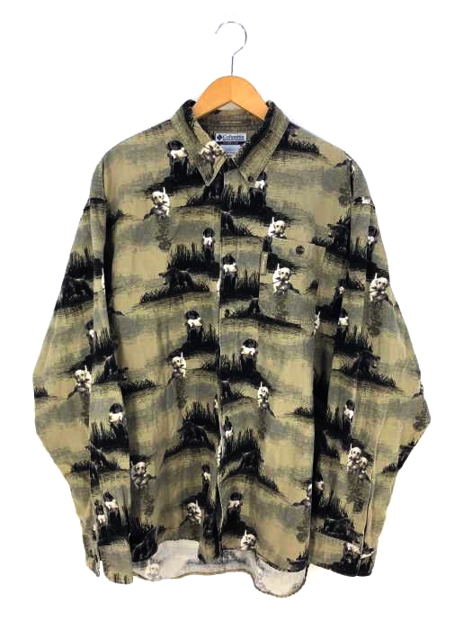 Columbia（コロンビア） RIVER LODGE DOG PRINT SHIRTS メンズ トップス