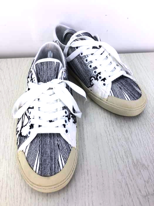 SAINT LAURENT PARIS（サンローランパリ） 16SS BANG コミック刺繍スニーカー レディース シューズ