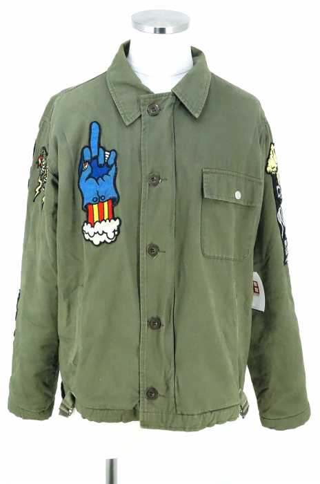 UNIF （ユニフ） ワッペン付き A-2 メンズ アウター