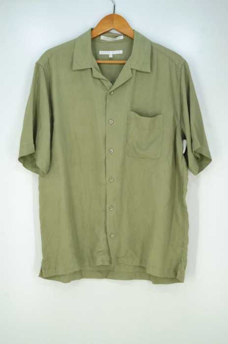 perry ellis(ペリーイリス) 90s vintage silk shirt 開襟 オープンカラー ヴィンテージ シルク100% メンズ トップス