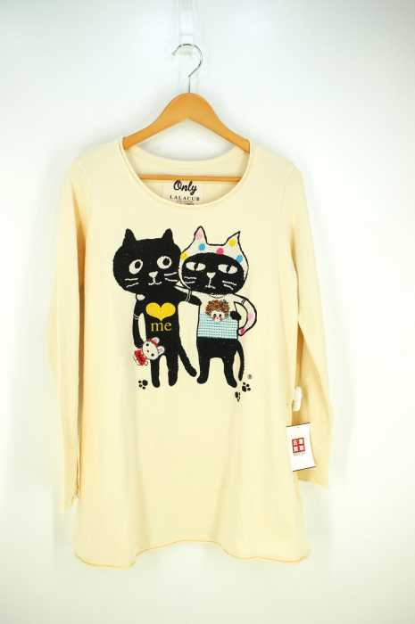ONLY LALACUBE（オンリー ララキューブ） 猫 ラインストーン レディース ワンピース