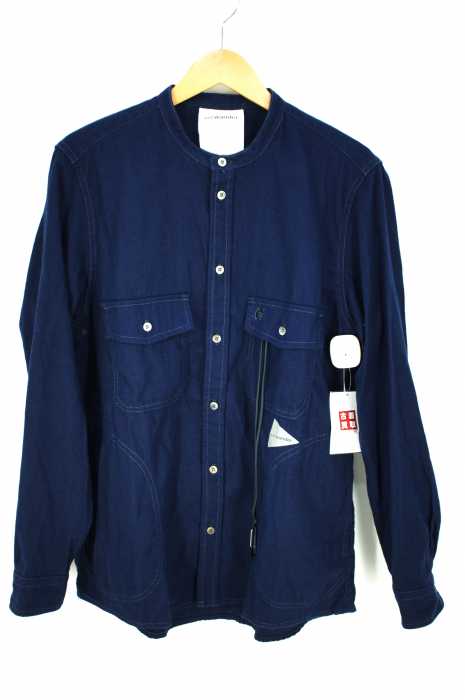 and wander(アンドワンダー) THERMO NELL STAND COLLAR SHIRT メンズ トップス