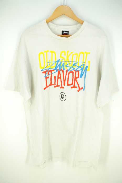 STUSSY (ステューシー) OLD SKOOL FLAVOR プリントTシャツ メンズ トップス