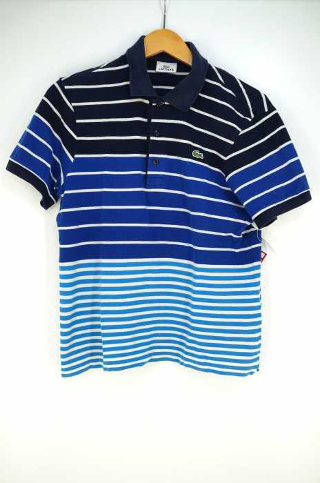 LACOSTE （ラコステ） ボーダー柄ポロシャツ メンズ トップス