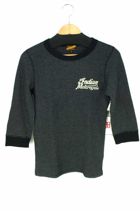 INDIAN MOTORCYCLE（インディアンモーターサイクル） ロゴプリント綿混Tシャツ メンズ トップス