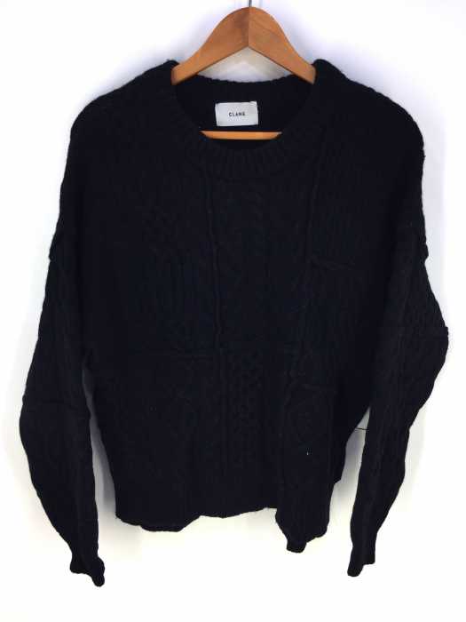 CLANE (クラネ) Patchwork Cable Knit レディース トップス