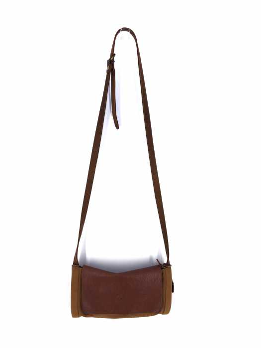 IL BISONTE（イルビゾンテ） レザー/キャンバス　ミニショルダーバッグ レディース バッグ