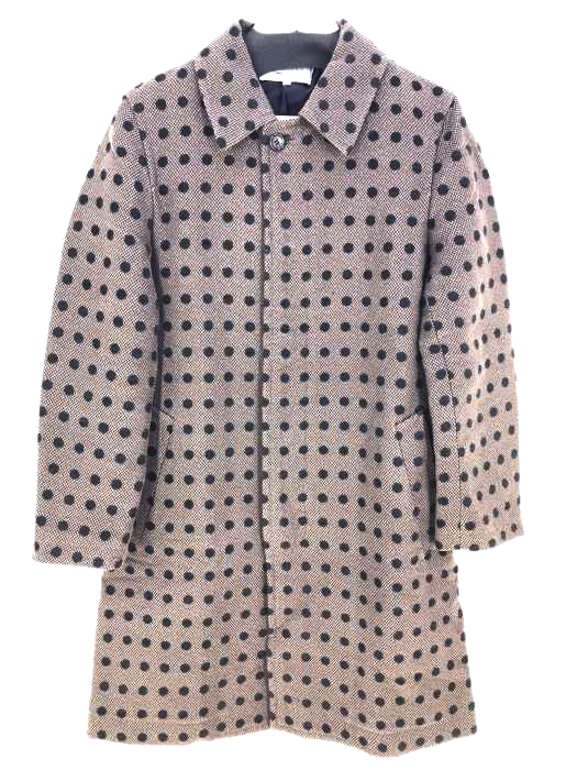 robe de chambre COMME des GARCONS（ローブドシャンブルコムデギャルソン） AD2001 ドット柄シングルコート レディース アウター