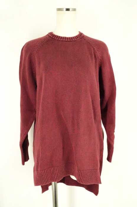 KBF (ケイビーエフ) 15AW USED加工ニットプルオーバー レディース トップス