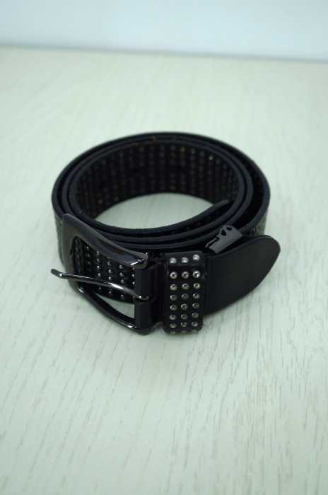 USED （ブランド不明） スタッズレザーベルト メンズ ファッション雑貨