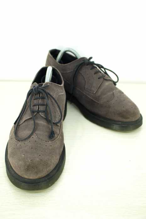 Dr.Martens （ドクターマーチン） ウィングチップスウェードドレスシューズ メンズ シューズ
