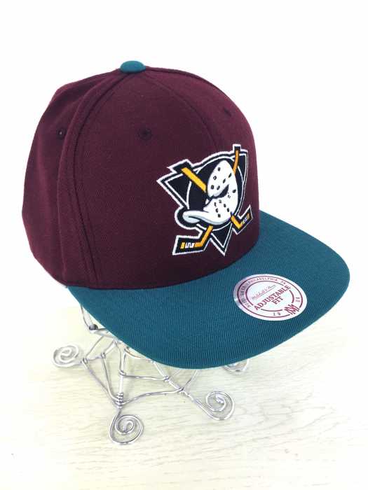 mitchell&ness(ミッチェルアンドネス) ANAHEIM DUCKS NHL MIGHTY DUCKS COLLECTION SNAPBACK CAP メンズ 帽子