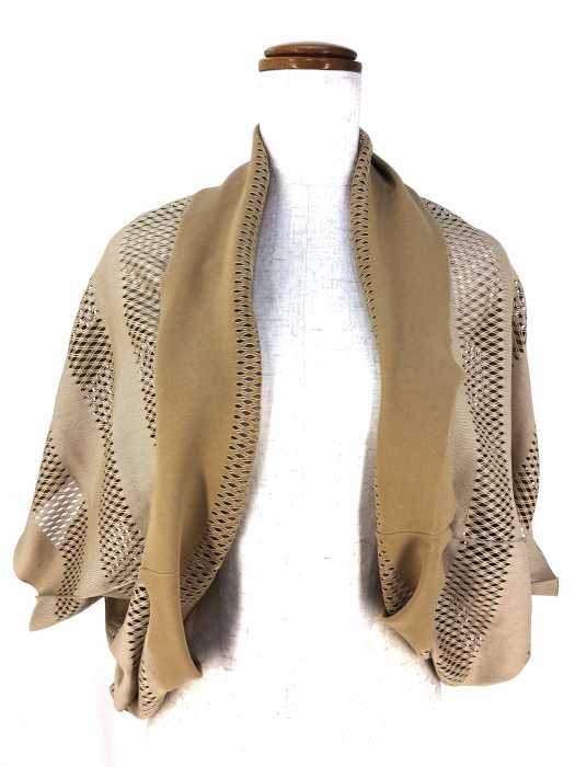 PLEATS PLEASE ISSEY MIYAKE（プリーツプリーズイッセイミヤケ） メッシュカーディガン レディース トップス