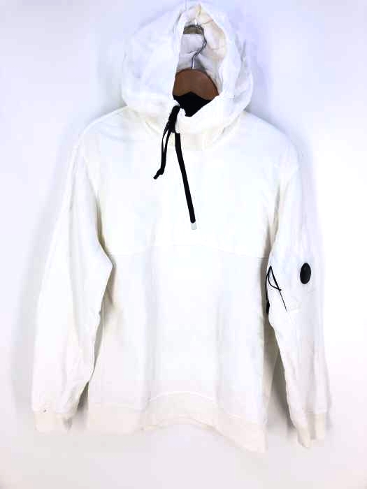 C.P.COMPANY（シーピーカンパニー） BRUSHED FLEECE MIXED GAMENT DYED LENS HOODIE メンズ アウター