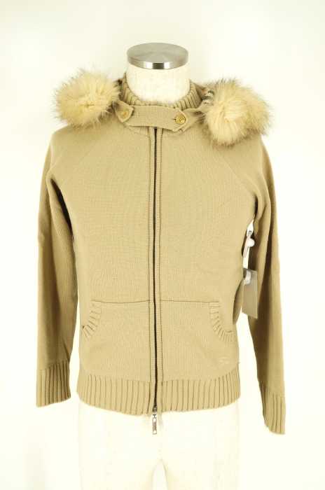 BURBERRY LONDON（バーバリーロンドン） フード付きウールニットブルゾン メンズ トップス