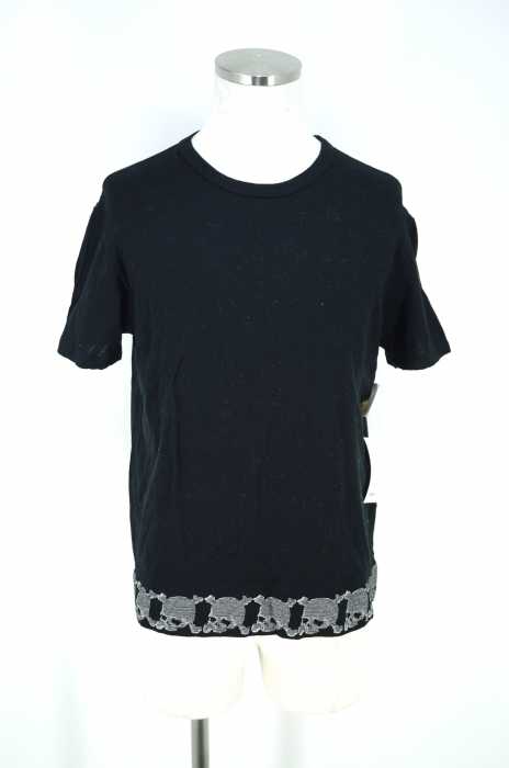 mastermind JAPAN （マスターマインド） 裾スカルクルーネックTシャツ メンズ トップス