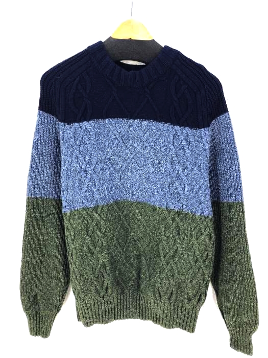 landsend（ランズエンド） バイカラーニット メンズ トップス