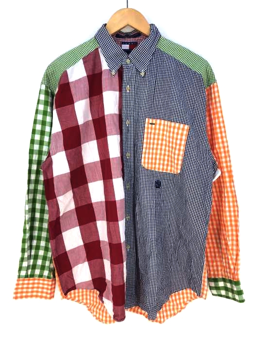 TOMMY HILFIGER(トミーヒルフィガー) クレイジーパターン BDチェックシャツ メンズ トップス