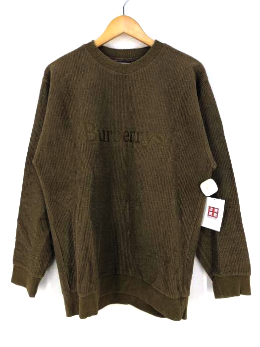 BURBERRYS（バーバリーズ） ロゴ刺繍 L/Sカットソー メンズ トップス