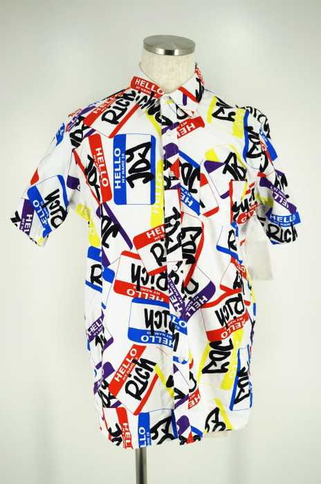 JOYRICH (ジョイリッチ) 総柄半袖ボタンシャツ メンズ トップス
