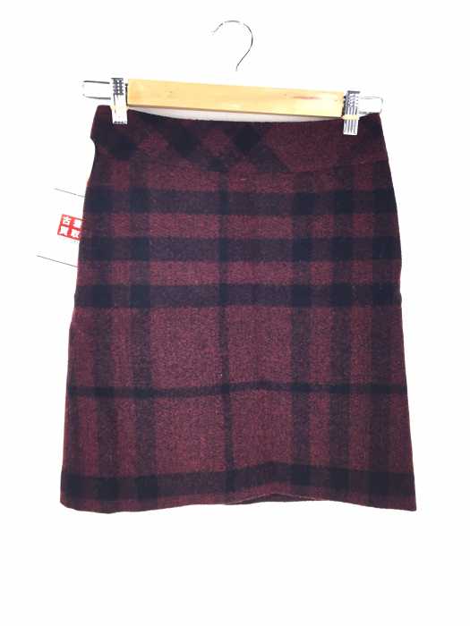 BURBERRY LONDON（バーバリーロンドン） チェック柄ウールスカート レディース スカート