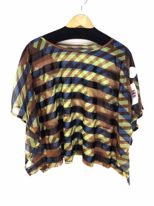 PLEATS PLEASE ISSEY MIYAKE（プリーツプリーズイッセイミヤケ） メッシュカットソー レディース トップス
