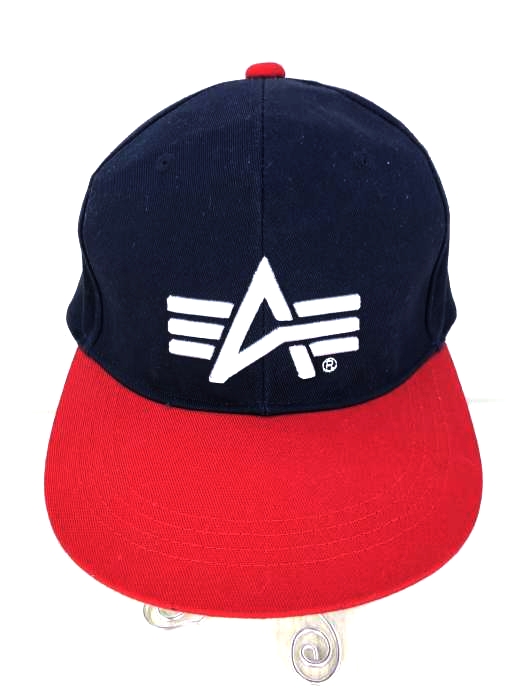 ALPHA INDUSTRIES(アルファインダストリーズ) 6パネル キャップ フロント刺繍 メンズ 帽子