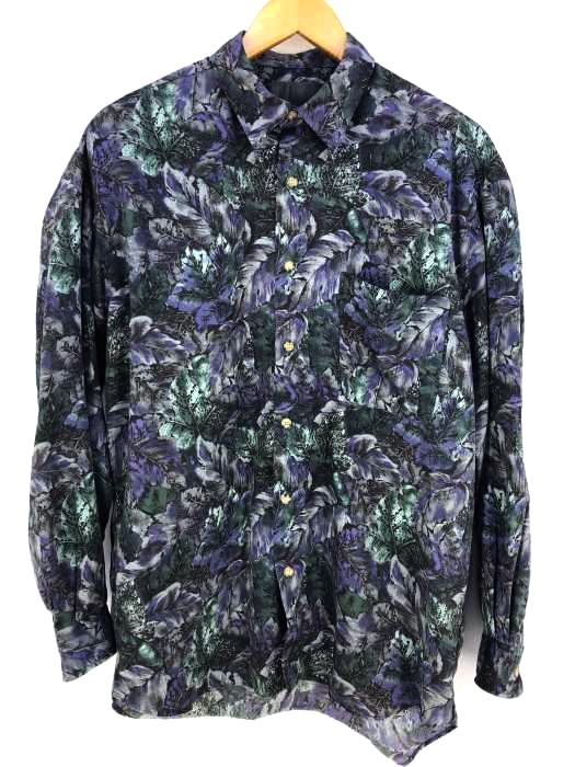 USED古着(ユーズドフルギ) DOUX DOUCE 日本製 総柄シャツ メンズ トップス