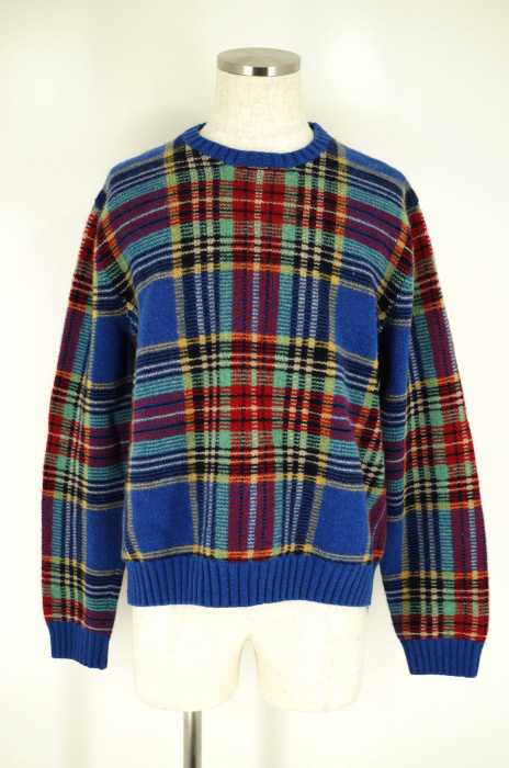 Polo by RALPH LAUREN (ポロバイラルフローレン) チェック柄ウールニット メンズ トップス