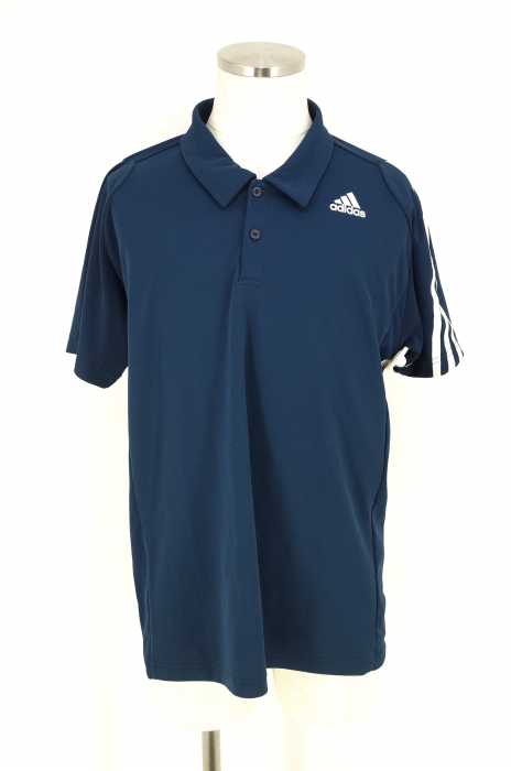 adidas （アディダス） ロゴプリントポロシャツ メンズ トップス